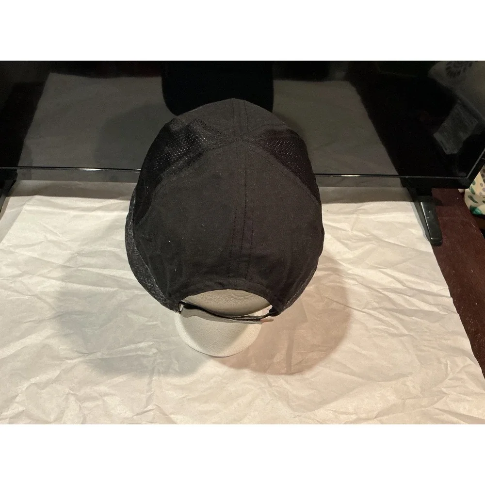 Hind Mens Running‎ Hat Black Mesh Performance Reflective Strap One Size Cap